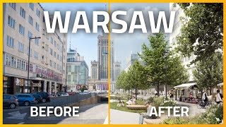 How Warsaw improves its city center with Michał Lejk [upl. by Aicirtap151]