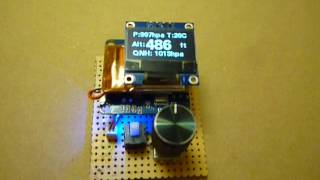 Altimeter with QNH adjustment DIY [upl. by Assirual96]