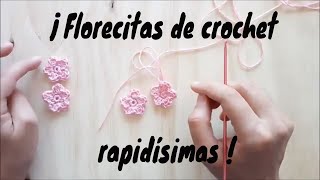 ¡Flores a crochet fáciles y rápidas [upl. by Sugar]