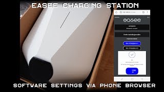 Easee charging box software settings  installation [upl. by Nor]