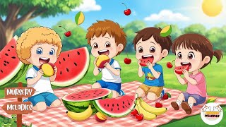 The fruit song  fruit song for kids  fruits  fruit rhyme  cocomelon [upl. by Ahsenra]