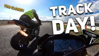 Close Calls and Passes on my Triumph Street Triple 765 RS  Track Day [upl. by Debbra645]