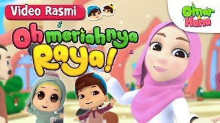 Lagu Raya  Siti Nordiana x Omar amp Hana  Oh Meriahnya Raya  Video Rasmi [upl. by Verger]