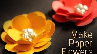 How to Make Paper Flowers  Paper Art [upl. by Rehc]