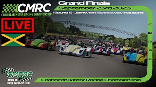 Live l Round 5 l JamWest Speedway Inaugural l 2023 Caribbean Motor Racing Championship Grand Finals [upl. by Anaiviv881]