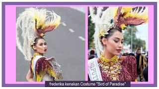 FREDERIKA ALEXIS CULL TAMPIL DI JEMBER FASHION CARNAVAL 2019 [upl. by Aidiruy]