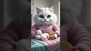 Oops Cat Family Gets Into a Funny Fix catvideo aicat funnycats poorcats catmemes cutecat [upl. by Aihsyla]