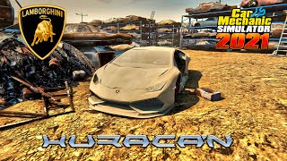 Lamborghini Huracan restoration  Car Mechanic Simulator 2021 [upl. by Hsak]