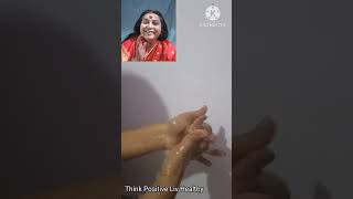 Sahajayoga Hand Oil Massage to improve Vibrations [upl. by Marta]