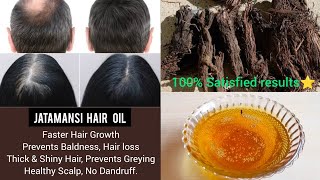 How to make Jatamansi Hair Oil  for hair growth scalp health and preventing baldness [upl. by Lokcin]