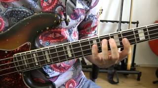 Tec0106  Tonleitern üben 2 Alternativen  German Bass Lesson Tutorial [upl. by Sackville]