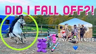 JUMPING MY FRIENDS PONIES  Who will win 🐄 Footluce Eventing [upl. by Yr]