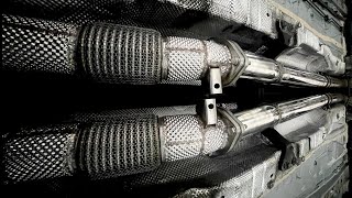 AUDI RS3 Downpipe Install and Chiptuning SOUND ON rs3 downpipe chiptune burble ak47 werbung [upl. by Vanni]