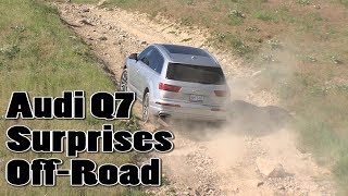 Audi Q7 Surprises OffRoad [upl. by Jotham384]