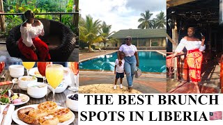 BantsWithBanti THE BEST BRUNCH SPOTS IN LIBERIA  ROYAL GRAND HOTEL  LILA BROWN  THE HUB DINER [upl. by Varden]