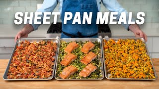 3 Easy and Healthy Sheet Pan Meals [upl. by Ormiston999]