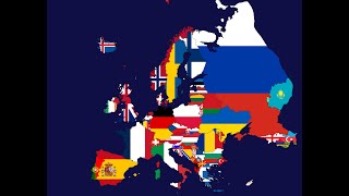 Mapping Europe flag map [upl. by Dahsra]