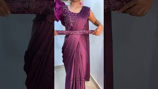 Plain saree ko aise pahne designer saree ki tarahsareedrapingguide fashion [upl. by Dahij]