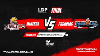 MINEROS VS PASKOLAS JUEGO 3 FINAL LBP 2023 [upl. by Justicz]