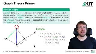 Lecture quotChannel Coding Graphbased Codesquot Chapter 3 Vid 4 quotTanner Graph Representationquot [upl. by Ahsiea]