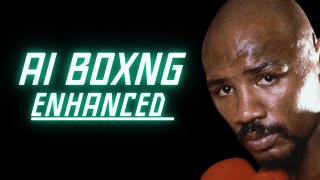 Marvin Hagler vs Tommy Hearns AI Enhanced Full Fight 1985 [upl. by Ayar436]