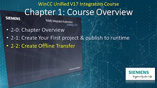 WinCC Unified V17  3 Create Offline Transfer of Project 🗃️ Learn SCADA Programming WinCCGURU [upl. by Onil674]