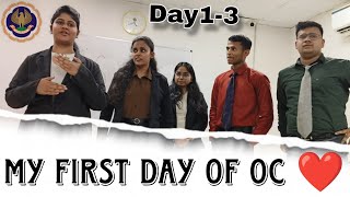 My first day of oc ❤️  ICAI Orientation Course  Abhishek singh  oc vlog [upl. by Remy]