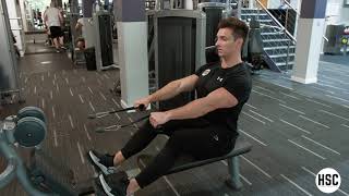 SEATED CABLE ROW PRONATED GRIP [upl. by Ettelrac693]