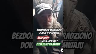 SKRADZIONY DOWOD BEZDOMNEGO W TRAMWAJU [upl. by Grail]