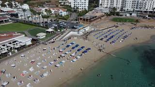 Protaras from drone view protaras cyprus dji [upl. by Nikolai632]