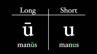 The Latin Alphabet  Vowel Pronunciation [upl. by Marybeth]