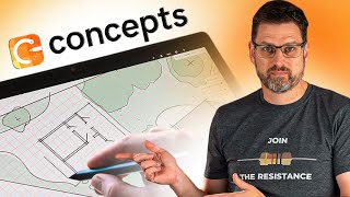 How to Use Concepts Apps Live Snap and Custom Grids [upl. by Dranyar]