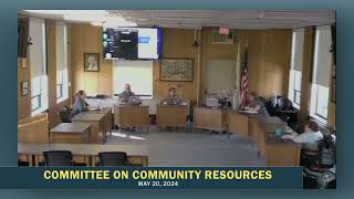 Northampton City Council Committee on Community Resources 52024 [upl. by Saphra895]