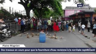 PlaineMagnien Des travaux en cours pour que la fourniture d’eau revienne à la normale rapidement [upl. by Kane]