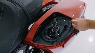 2024 Road Glide amp Street Glide Saddlebag Speaker Install  HD Audio Powered by Rockford Fosgate [upl. by Raymund]