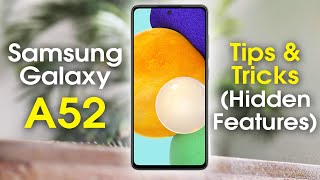 Samsung A52 Tips and Tricks  Galaxy A52 Hidden Features  H2TechVideos [upl. by Noxaj]