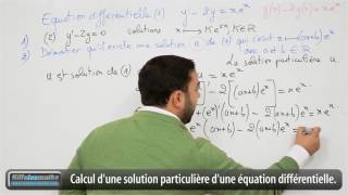 Équations différentielles Exercice corrigé 4 Question 25 [upl. by Eimak]