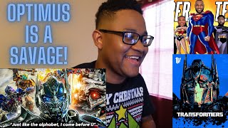 OPTIMUS IS THE GOAT TaurusHawk Reacts To BlankBoys Transformers Recap [upl. by Benoite350]