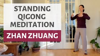 STANDING QIGONG MEDITATION  ZHAN ZHUANG [upl. by Nnaeiluj]