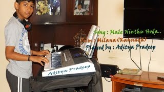 Male Ninthu Hoda Milana on Keyboard  Balu [upl. by Bobbi]