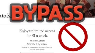 EASILY BYPASS NEWS PAYWALL TUTORIAL [upl. by Kessler]