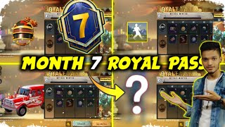 Month 7 Royal Pass 50 RP Outfit 🤔 [upl. by France797]