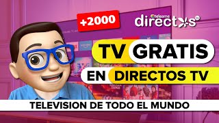 La Mejor Página WEB para Ver TV Gratis en VIVO en DIRECTO y ONLINE ▷ DIRECTOS TV 🚀 [upl. by Neale843]