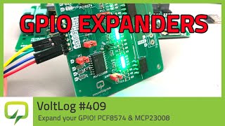 Expand your GPIO PCF8574 amp MCP23008 [upl. by Zzahc]