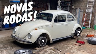 BUSQUEI AS RODAS NOVAS  A SAGA DO FUSCA VEB EP02 [upl. by Fabrianne]