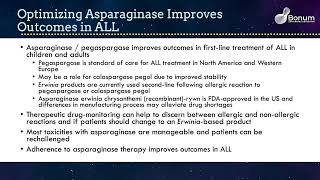 In the Know Optimized Management of Asparaginase Therapy in Acute Lymphoblastic Leukemia [upl. by Lonna]