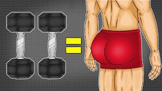 The ONLY 3 Dumbbell Glute Exercises You Need Bigger Butt [upl. by Submuloc748]