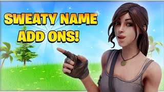 40 Sweaty Things To Put In Your Fortnite Name [upl. by Gael]