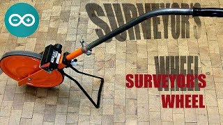 Distance Measurement Using Rotary Encoder  Surveyors Wheel Using Arduino [upl. by Atikal]