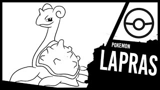 How to draw lapras Pokémon  Step by Step  0131 1st Generation  pokemondrawings pokemonfan [upl. by Madox]